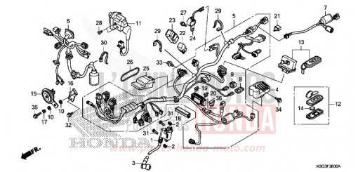 WIRE HARNESS C125AK de 2019